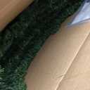 48 in. Green Cordless Pre-Lit LED Artificial Christmas Wreath with 200 LED Light and Timer