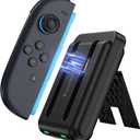 EasySMX Switch 2 Charger Dock for Joycons, 2 in 1 Charging Station for Joy-Cons Gaming Controller, Charging Dock for Switch2 with Type C 2 Port USB, Joycon Remote Docking Station Accessories Portable