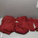 Sectional Sofa Covers 2 Pcs Stretch Couch Slipcover for L Shape Couch Chaise Sofa Furniture Protector Cover for Kids Dogs Pets with 2 Pcs Pillow Covers (Red)