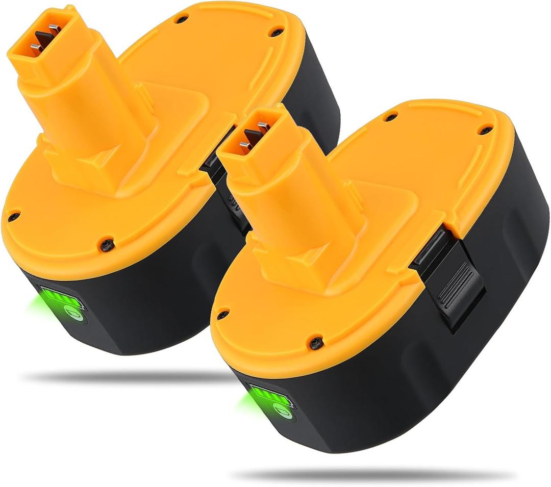 6000mAh 18 Volt XRP Li-ion Batteries Compatible with DEWALT DC9096 DC9098 DC9099 DE9096 DE9095 DW9096 DW9098 DW9095 DC9182 Replacement for DeWalt 18V Tools, 2Pack