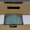 PHOENANCEE Hexagon Floating Shelves,Wall Mounted Wood Farmhouse Storage Honeycomb Wall Shelf Set of 5,for Bathroom, Kitchen, Bedroom, Living Room,Office,Driftwood Finish (Ocean Blue)