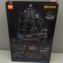 LEGO Icons Captain Jack Sparrow’s Pirate Ship Building Set for Adults, Ages 18+ - Room Decor for Office, Bedroom or Shelf - Collectible Black Pearl Ship for Pirates of The Caribbean Fans - 10365
