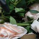 100 Pcs Artificial Roses Bulk Silk Blush Roses Pink Roses for Wedding Centerpieces Bridal Bouquet Mohter's Day Valentine's Day Home Decor