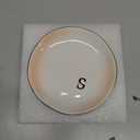 COLLECTIVE HOME - Ceramic Jewelry Tray, Decorative Trinket Dish for Rings Earrings Necklaces Bracelet Watch Keys, Birthday Mother's Day Christmas Gift for Women, 4.75", Colored Surface (S)