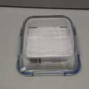 Snapware 4-Cup Total Solution Square Food Storage Container, Glass, Clear (1109304)