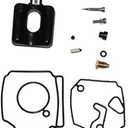 6H4-W0093-04-00 Carburetor Repair Kit for Yamaha 2 stroke Outboard 40 50 HP P40 P50 C40 C50 Boat Motor Engine Carb Rebuild Parts Replacement Sierra 18-7768 6H4-W0093-03-00 6H4-W0093-02-00