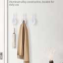 Decorative Wall Hooks for Hanging, Cute Swan Coat Hooks Wall Mount Unique Hanger Clothes Key Purse Hat Robe Towel Hook for Bathroom Shower Closet Entryway Animal Wall Decor White 3 Pack