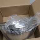 12 Pcs Mixing Bowl Set, Nesting Design Deep Metal Salad Bowl, Stainless Steel Prep Bowls for Baking, Cooking, Washing, and Food Storage