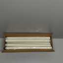 Beige White Curtain Rods for Windows 66-152Inch(5.5-12.7ft) Heavy Duty Wrap Around Blackout Curtain Rods, Extra Long Adjustable Room Darkening Drapery Rod for Bedroom, Living Room & Outdoor Patio