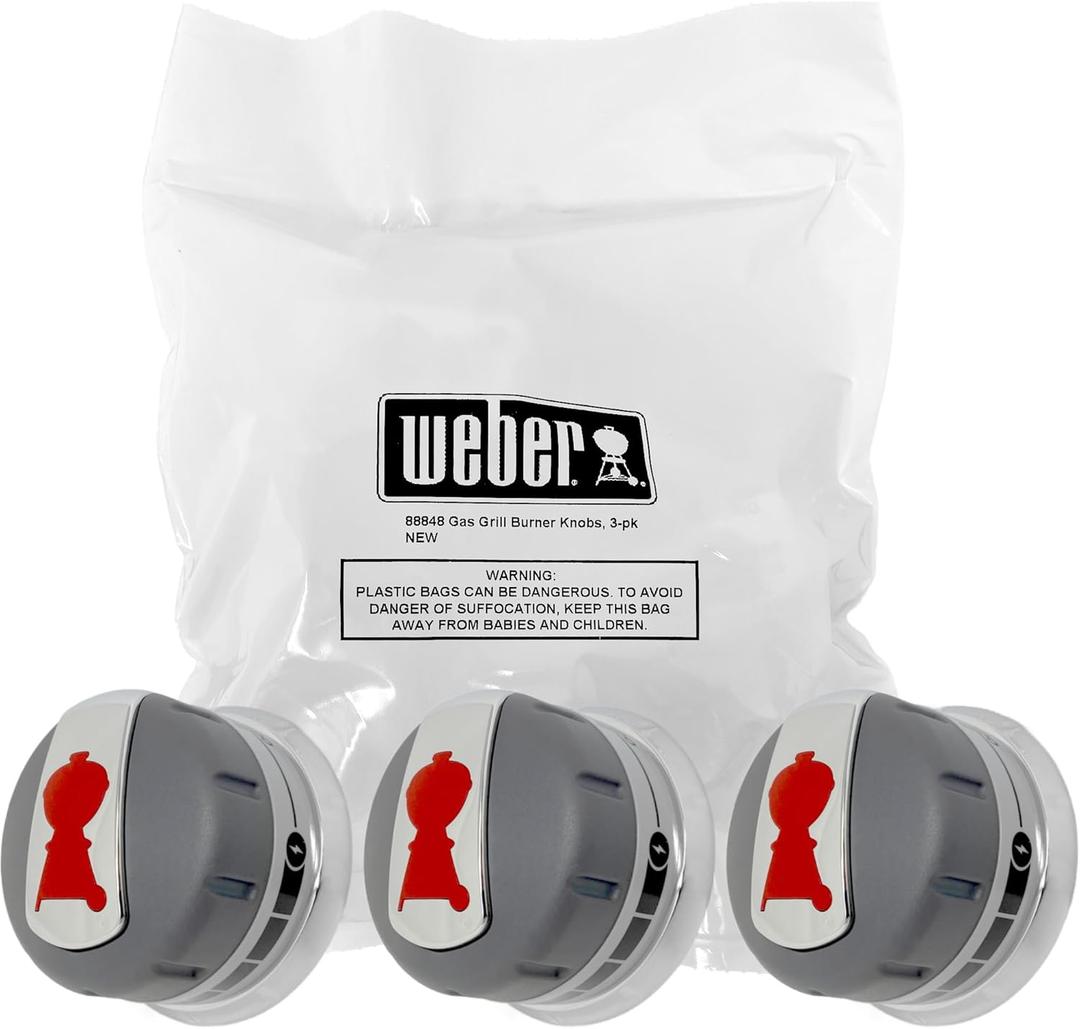 Weber 88848 Gas Grill Burner Knobs