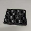 MEFA Gel Nail Polish Set Limited Edition, 12 Colors Burgundy Red Dark Green Glitter Gel Polish Winter Silver Gold Sparkle Nail Polish Manicure Soak Off Salon Christmas Gifts for Women Girl