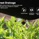 KLEWEE Fabric Raised Garden Bed, 128 Gallon 6 x 3FT Garden Growing Bags for Planting Vegetables, Flowers and Herbs, Breathable Plant Bed Large Grow Planter Bags 8 Grids