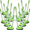 12 Pack Baggy Rack Stand Adjustable Freezer Bag Holder Stand Ziplock Bag Holder for Filling With No Food Spills or Kitchen Mess (Green)
