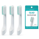 quip Sonic Toothbrush Replacement Heads for Adults - 3 Pack - Verified quip Standard Brush Head Refills for Electric Toothbrushes 