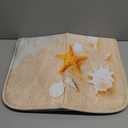 Britimes Bath Mat for Bathroom, Beach Starfish Sea Shell Washable Cover Floor Rug Carpets Floor Mat Bathroom Decorations 20x32 Inches for Kitchen Bedroom Indoor (1'8" x 2'8" (Rectangular))