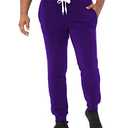 Southpole Men's 1570 Basic Active Fleece Jogger Sweatpants Purple, M