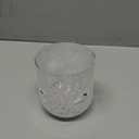 FoldTier 1 Pcs Thanksgiving Fall Icon Glass Cup 14 oz Icon Glass Cups Stemless Double Old Fashioned Blown Cocktail for Women Friends Lovely Halloween Gifts(Ghost)