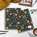 2 x 2026 Planner, A5 Weekly and Monthly Planners with Tabs, Spiral Bound Daily Calendar 2026 Planner, Agenda Organizers from Jan. to Dec., Hardcover Habit Tracker Journal 6.18" x 8.5"(Orange Flower)