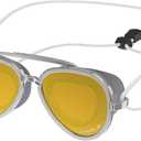Speedo Kids' Swim Goggles Sunny G Ages 3-8 (Mariner Silver/Bronze/Gold)