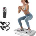 ROTAI Vibration Plate for Lymphatic Drainage & Full Body Workout - Home Exercise Machine for Weight Loss and Muscle Toning for Men & Women, 400 lbs Capacity Fitness Platform