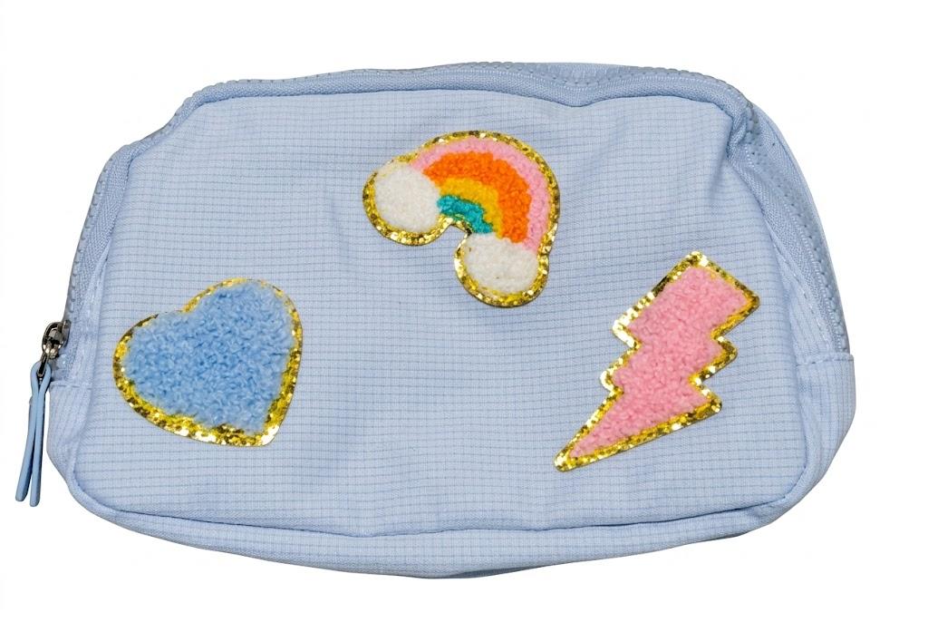 Personalized Inital Preppy Makeup Bag Set with Zipper, Monogram Waterproof Travel Cosmetic Bag for Women, Cute Preppy Patch Toiletry Bag for Traveling Outdoors, Gift Ideal for Christmas Thanksgiving