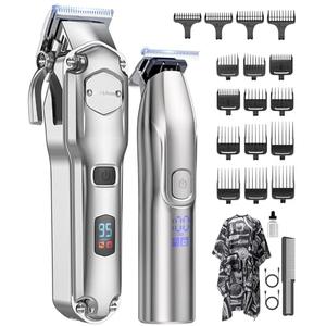 Jack & Rose Clippers and Trimmers Set, Cordless Hair Clippers for Men, Barber Clippers Set