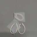 2 Pairs AirPods Ear Hooks for AirPods Pro 2, Pro, 4, 3, 2 & 1 - Upgraded Anti Slip Sports Clip Hooks - White