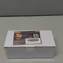 BESTTEN Keyed Entry Door Knob with Lock, Interior and Exterior Door Lock, Standard Ball, Satin Nickel