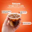 9oz PET Plastic Cold Drink Cups - Clear Disposable Cups for Iced Coffee, Smoothies & Cocktails- Durable Water Cups with Crack-Resistant Design for Cafes, Food Trucks, Events & More- 1000 Pack, 9oz Cups 92mm - Pack of 1000 (EXP 02/28/29)