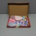 LIMIROLER Princess Dress Up Toys Princess Dress Up Clothes Rainbow Mermaid Cape Kit 9 Pcs Gift Set for Little Girls 3-8 Years