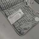 Deepsoon Heating Pad,Electric Heating Pads for Back,Neck,Abdomen,Moist Heating Pad for Shoulder,Knee,Arms,Legs,Dry/Moist Heat & Auto Shut Off,Christmas Gifts for Men and Women,Light Gray, 24x12