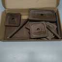 5 Tier Wooden Cupcake Stand, Farmhouse Dessert Display Stands, Rustic Tiered Tray Cupcake Tower Table Display Rack for Wedding, Birthday, Graduation, Tea Party and Coffee Break (Walnut)