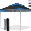 COOSHADE 13x13Ft Pop Up Canopy Tent Instant Folding Shelter 169 Square Feet Large Outdoor Sun Protection Shade(Black)