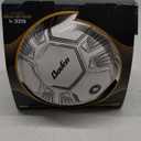 Baden Z-Series Size 4 Cushioned TPU Leather Soccer Ball, Black/White