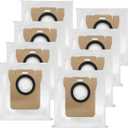 Dust Bags Replacement for Dreametech L10s Ultra Robot Vacuum Accessories Parts Dust bags 8pcs