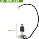 100mm Length Fuel Sending Unit and Gauge Kit Boat Fuel Sending Unit Marine Fuel Sender Unit Metal 1 Set 240-33 Ohm