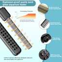 200W Aquarium Heater for 20-40 Gallon with Auto Shut-Off When Leaving Water—Submersible Fish Tank Heater, Dry-Burn & Overheat Protection, Explosion-Proof, Freshwater Saltwater Turtle Tank