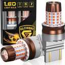 3157 LED Bulb for Reverse Lights, Super Bright 69-SMD LED Chips 600% Brighter 3156 3056 3057 4157 3047 4057 3457 for Backup Reverse Tail Parking Brake Lights(red)