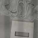 FYY Over The Door Hooks, 4 Pack Hangers Hooks with Rubber Prevent Scratches Heavy Duty Organizer for Living Room, Bathroom, Bedroom, Kitchen Hanging Clothes, Towels, Hats, Coats, Bags White (Short)