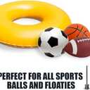 BV Bicycle Pump Durable Bike Floor Pump 17/24 inch Smart Valve Head, 160 psi, Automatically Reversible Presta and Schrader