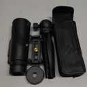 80x100 Monocular Telescope for Smartphones - High Powered HD Monocular with Tripod & Adapter, Low Light Vision for Adults - for Wildlife, Bird Watching, Hunting, Hiking