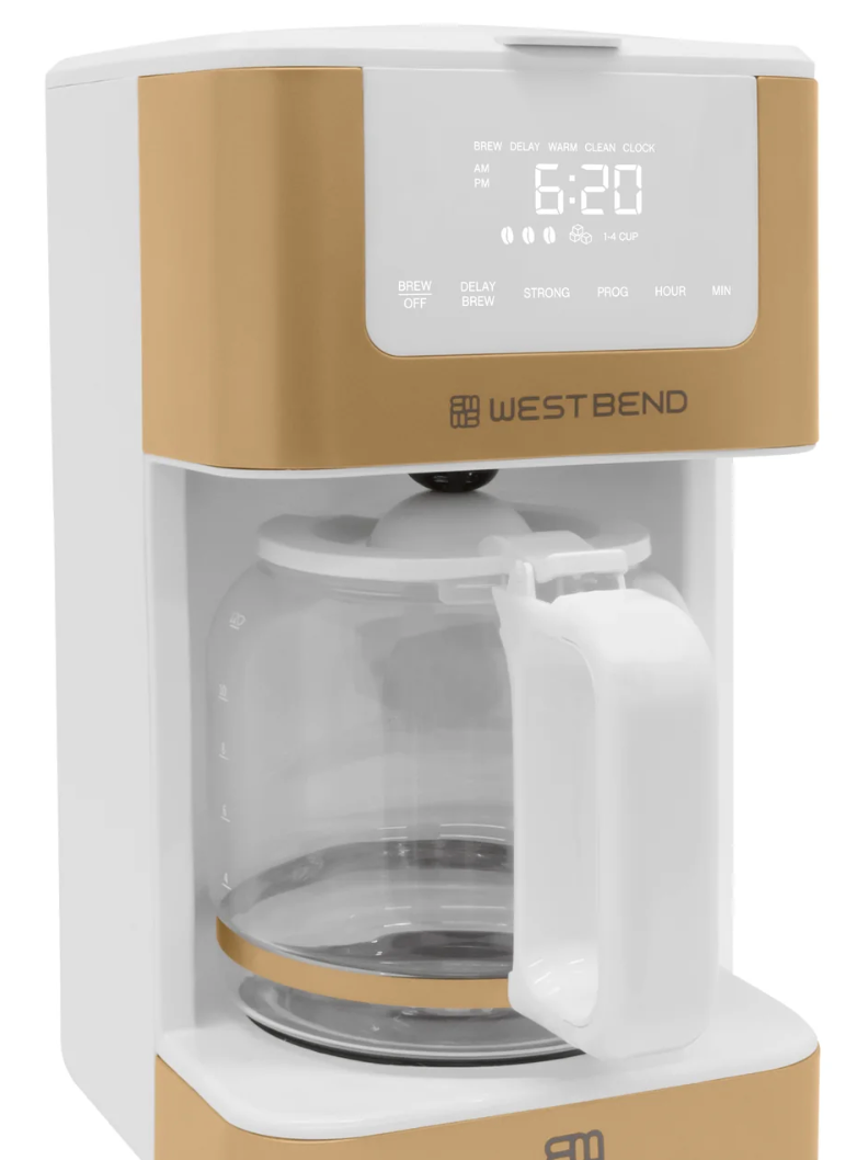 Westbend Timeless 12C Coffee Maker WH/GL