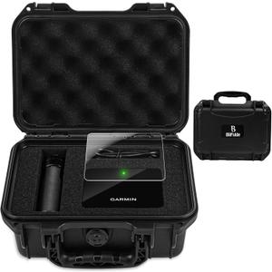 Heavy Duty Hard Case Compatible with Garmin Approach R10, Portable Waterproof Protective Case with Custome Foam, Compact Box Black