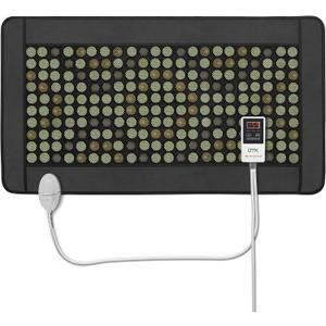 UTK Far Infrared Heating Pad for Back, 5X Pain Relief with Magnets Stone, Jade & Tourmaline, FSA-HSA Eligible Weighted Pad, Hotter to 159, 4H Auto-Off, Gift for Women Men, 39'' x 22'' Extra Large (21 x 38 Inch)