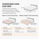 Bedsure Oversized King Comforter Duvet Insert - Bed Comforter Quilted White