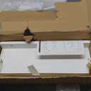 Forbena Gold Floating Shelves for Wall Decor Set of 3, Bathroom Shelves Over Toilet, Modern Display Wall Shelf with Guard Rail for Living Room Bedroom Organizers and Storage  White and Gold