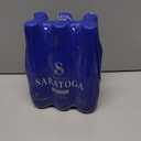 Saratoga Spring Water Bottles, 6 Pack  Still Bottled Water  Recycled PET Plastic Bottles  16 Fl Oz