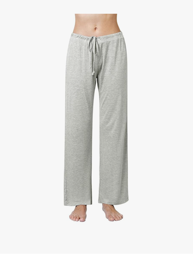 Air Curvey Casual Womens Pants Soft Lounge Pants Sleep Pajama Bottoms With Pocket, Size Small