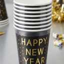 4 x Paper shot glasses Happy New Year