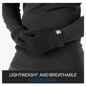 Avantic Alpaca Wool Gloves for Men & Women for Ski & Cold Weather, Touchscreen Fingers, Thermal Warm Knit Glove, Light & Soft